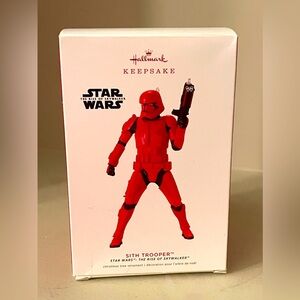 2019 Hallmark Keepsake Star Wars The Rise Of Skywalker Sith Trooper Red